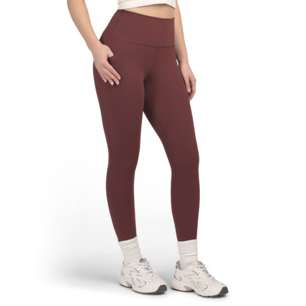 Rbx Maple Cropped Length Leggings With Side Pocke… - image 1